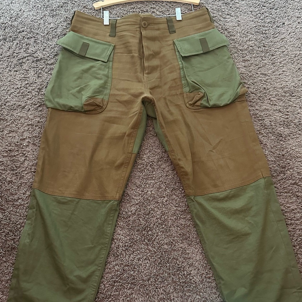 Rare Wasted Collective Green Cargo Pants